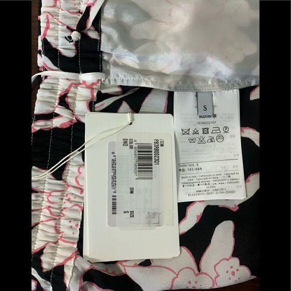 💥Authentic Valentino floral print 100% silk pants size Small, NWT - Picture 6 of 12